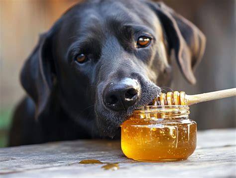 Teelöffel mit Honig: Dosierungsorientierung für Hunde