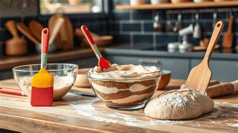 Teigkonsistenz und Portionierung mit zwei Teelöffeln