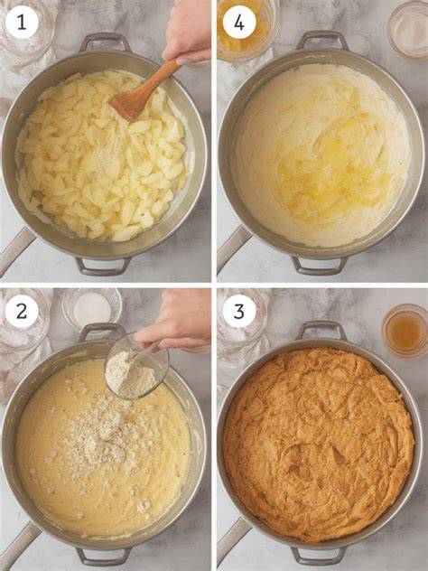 Teigzubereitung für klassischen Apfelkuchen Schritt-für-Schritt