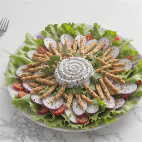 Teller mit cremigem Schoko-Bananen-Porridge und Mandel-Toppings