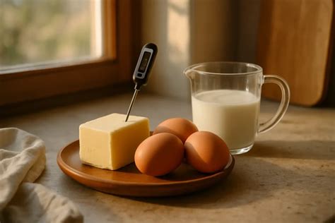 Temperatur- und Zeitkontrolle beim Backen von Quarkdesserts