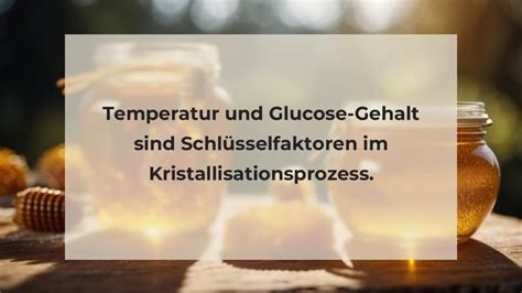Temperaturskala und Einfluss auf Honigkristallisation