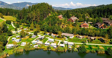 Terrasse mit Seeblick Camping Maltschacher Seewirt