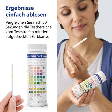 Teststreifen und Reagenzbehälter für enzymatische Laktose-Tests
