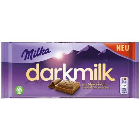 Textur-Detail: Bruchkante Alpenmilch vs. darkmilk, Nahaufnahme