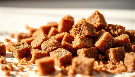 Thema: Muscovado Zucker in seiner typischen braun-klumpigen Form