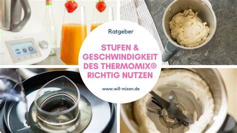 Thermomix Stufen: Hafer mahlen, Datteln zerkleinern, Teig vermengen (Schematische Darstellung)