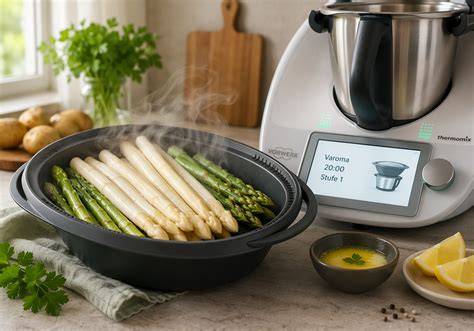 Thermomix im Einsatz beim Zubereiten der Cheesecake-Füllung
