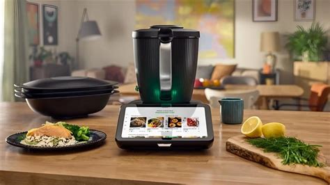 Thermomix in einer Weihnachtsküche mit Zutaten