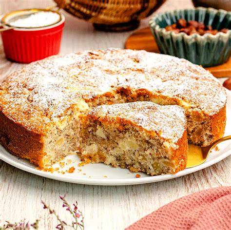 Thermomix und Zutaten für Apfel Nuss Kuchen