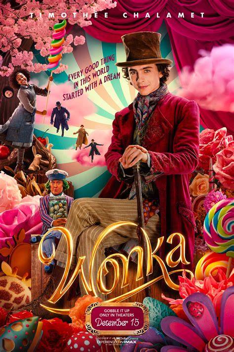 Timothée Chalamet als junger Willy Wonka, 2023