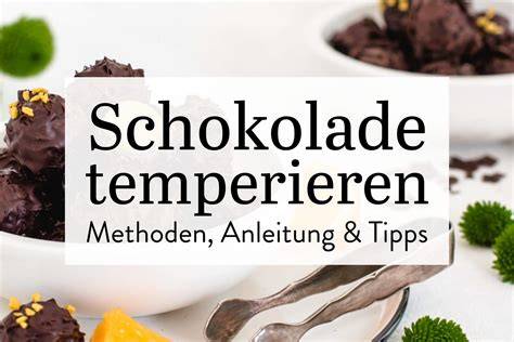 Tipps: Schokolade temperieren, Toppings, Aufbewahrung, Sicherheits-Icons