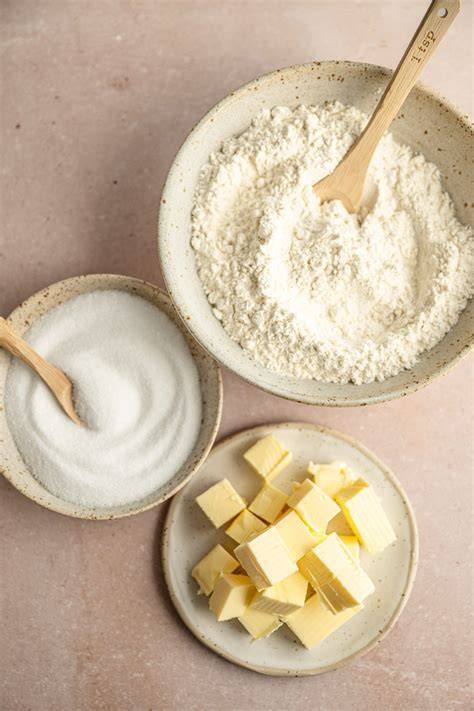 Tipps: perfekte Streusel - kalte Butter, grobe Klumpen, Stäbchenprobe