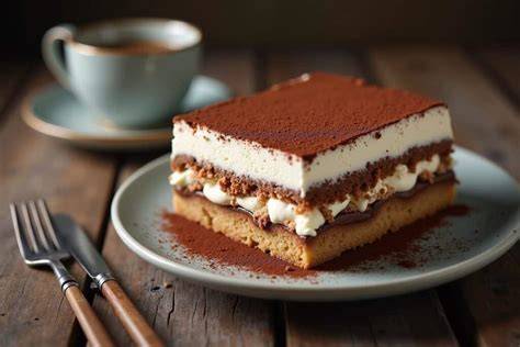 Tiramisu Kuchen ohne Backen Schichtung