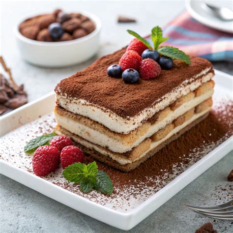 Tiramisu Variationen für verschiedene Weihnachtsmenüs