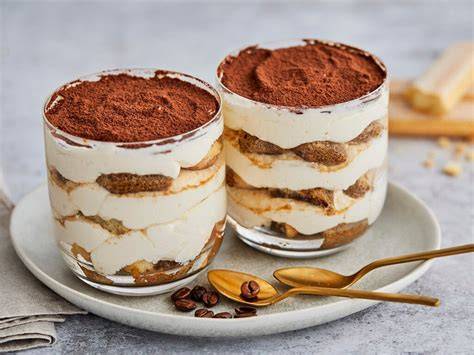 Tiramisu im Glas ohne Mascarpone