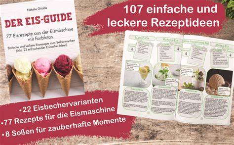 Top 10 Eisrezepte aus der Eismaschine