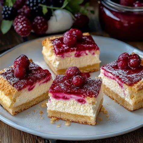 Topf mit Himbeeren und Pudding, der eindickt