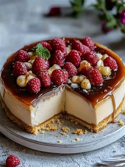 Toppings und Glasuren für Käsekuchen: Beeren, Karamell, Schokolade, Nüsse