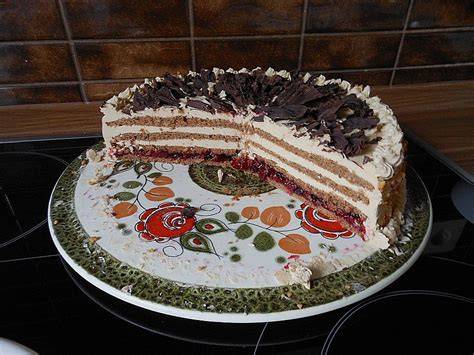 Torte Mokka-Nougat mit Innenansicht