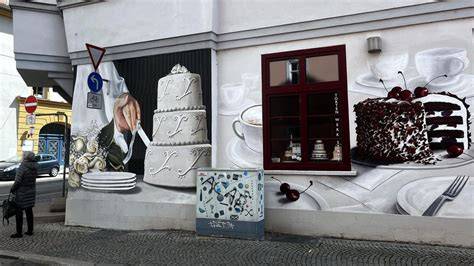 Torten-Graffiti Johannesstraße: Erfurter Stadtgeschichte