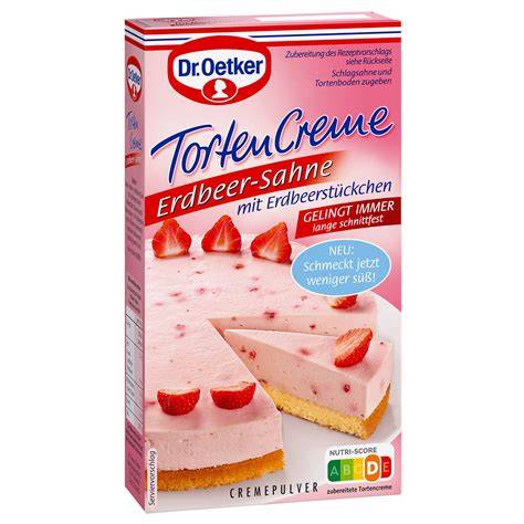 Tortencreme als Dessert-Topping