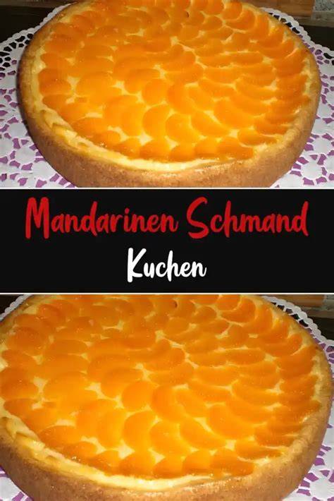 Tortenguss wird auf Mandarinen-Schmand-Kuchen gegossen