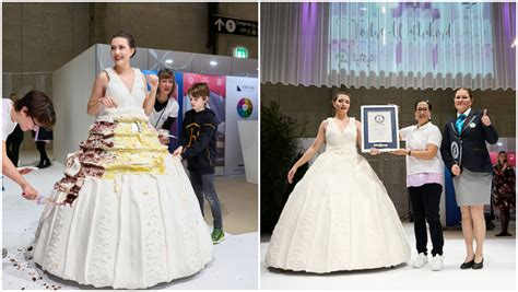 Tortenkleid mit Guinness-Weltrekord