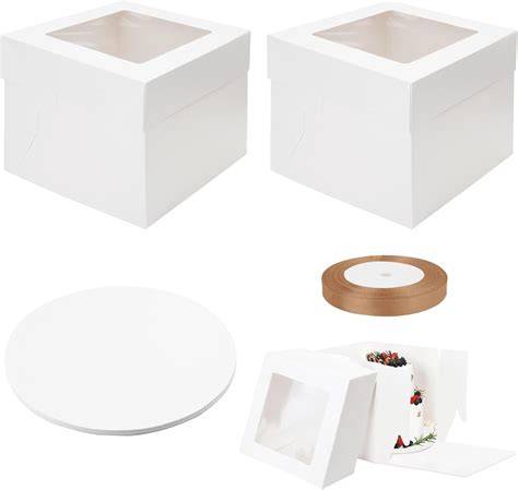 Tortenschachtel mit sicherer Verpackung für Versand