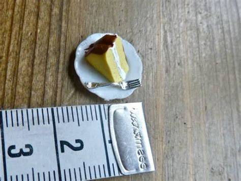 Tortenstück auf Teller mit Apfelchips