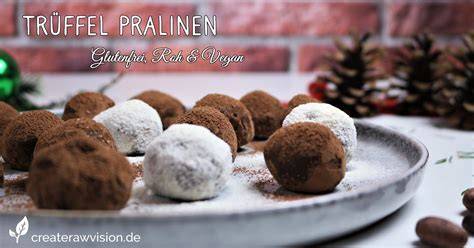 Trüffel Pralinen mit verschiedenen Geschmacksrichtungen (Chili, Nuss, Kokos)