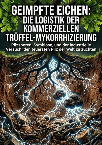 Trüffel geimpfte Eichen: Detailaufnahme Mykorrhiza