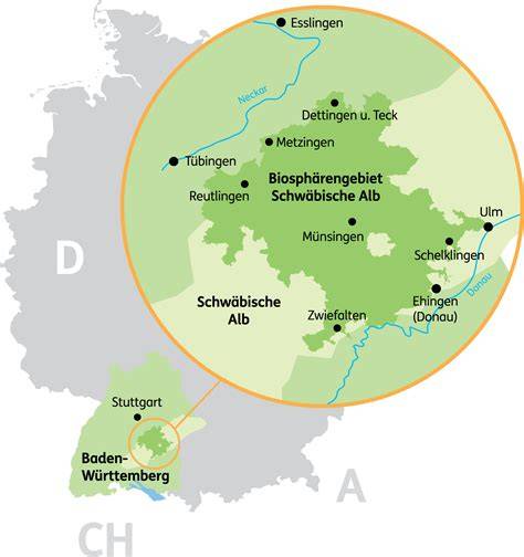 Trüffel-Schatzkarte Schwäbische Alb und Umgebung