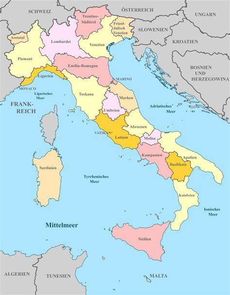 Trüffelsaison und Erntegebiete in Italien
