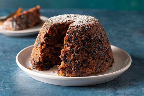 Traditional British Christmas pudding