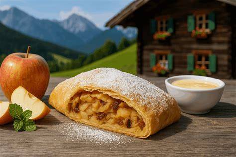 Traditionelle Apfelstrudel-Zubereitung