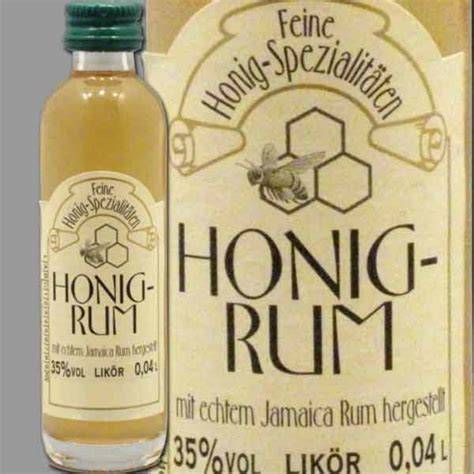 Traditionelle Feinkostprodukte mit Honig und Rum