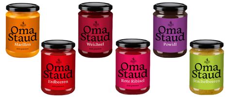 Traditionelle Geschmacksvielfalt von Oma Staud Marmeladen