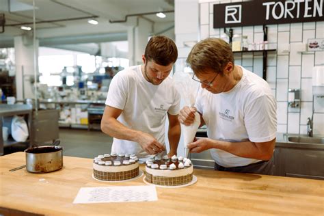 Traditionelle Othello Torte in einer dänischen Konditorei