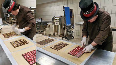 Traditionelle Produktion in der Schokomichi-Fabrik
