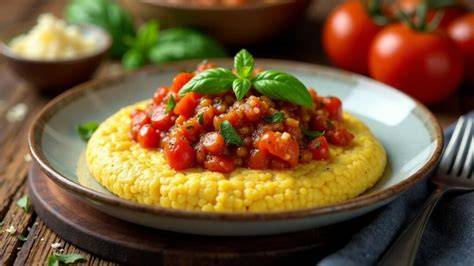 Traditionelle Zubereitung von Polenta in Italien
