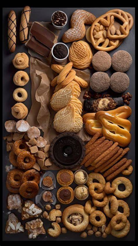 Traditionelle spanische Weihnachtsnachtisch-Tafel mit verschiedenen Süßspeisen