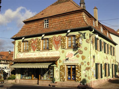 Traditionelles Lebkuchenhaus in Gertwiller