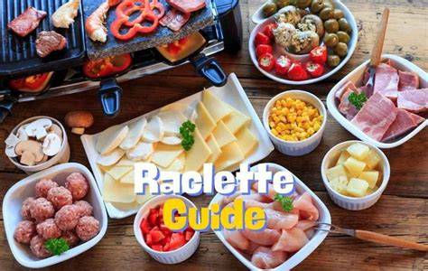 Traditionelles Raclette mit verschiedenen Zutaten