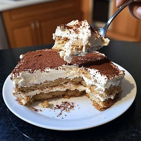 Traditionelles Tiramisu mit Mascarponecreme