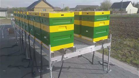 Transport von Bienenstöcken per Geländefahrzeug in alpinem Terrain