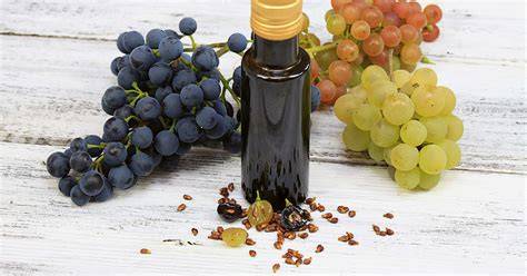 Traubenkernöl, Kosmetik und Vinotherapie: Schemenhafte Darstellung
