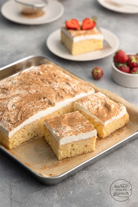 Tres Leches Kuchen angeschnitten