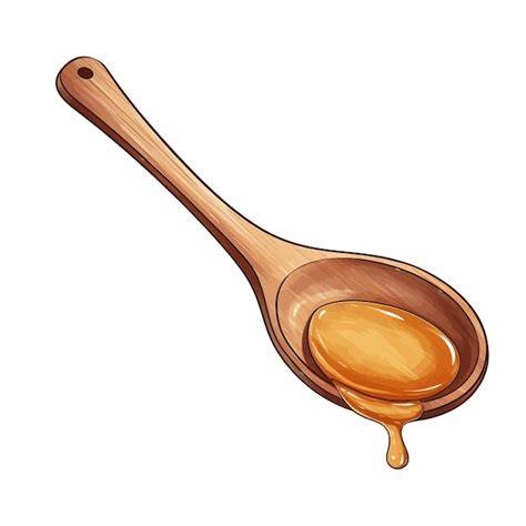 Tropfen von dunklem Tannenhonig auf Löffel