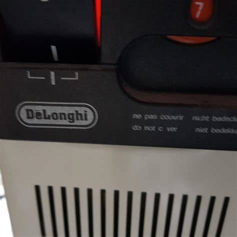Typenschild der Delonghi Geräte